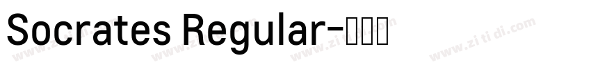 Socrates Regular字体转换